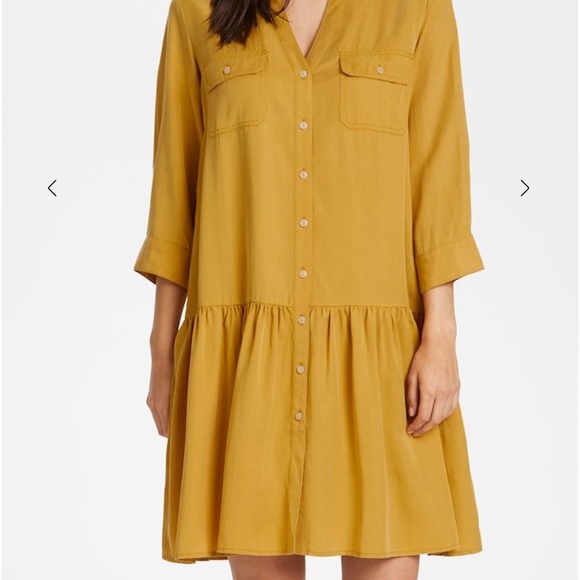 Part Two CECILYPW DRESS Size M Golden Spice Relaxed Fit - Picture 2 of 16